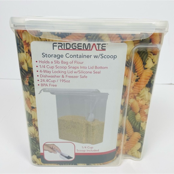 Fridgemate Storage Container With Scoop 195 oz - Picture 6 of 6